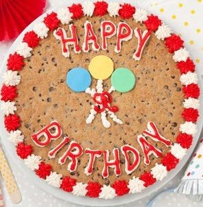 happy birthday cookie cake 74.99